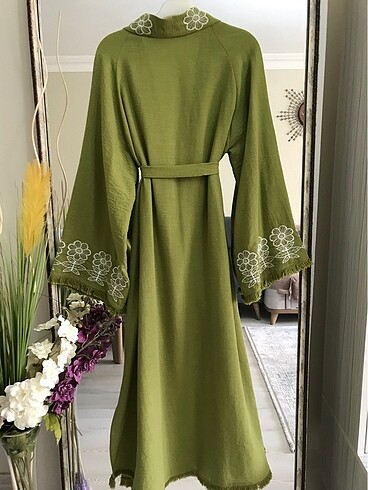 universal Beden Çağla Yeşili kimono