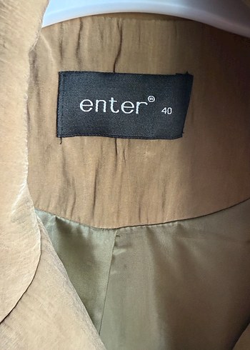 l Beden haki Renk Haki Yumuşak Kadın ceket kemerli, Parisian Street Wear