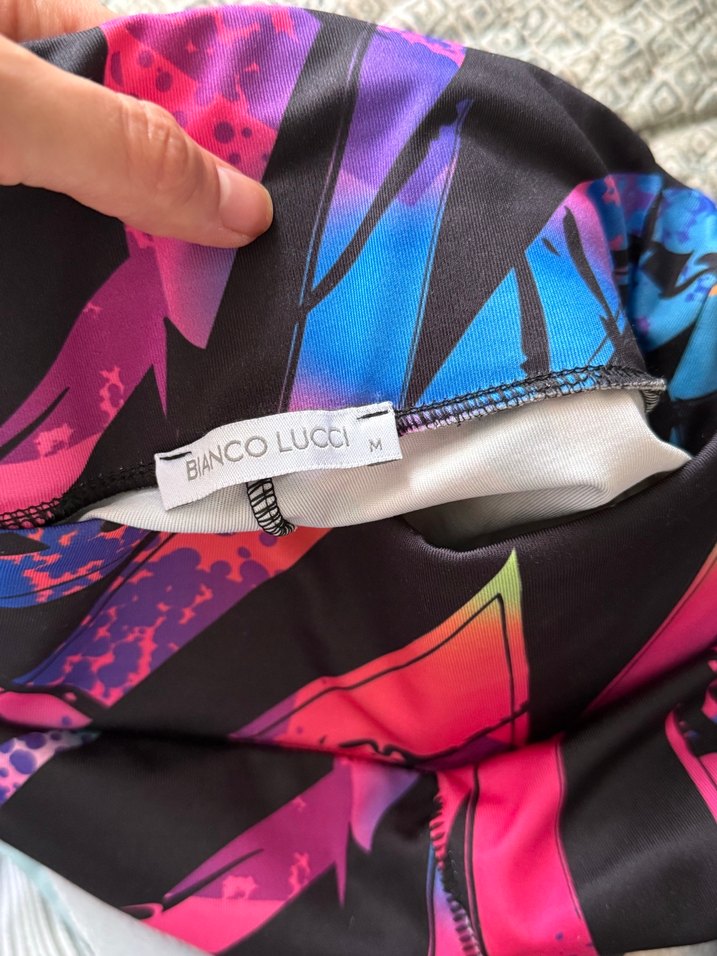 Renkli Tie-Dye Kadın Spor Tayt - Görsel 4