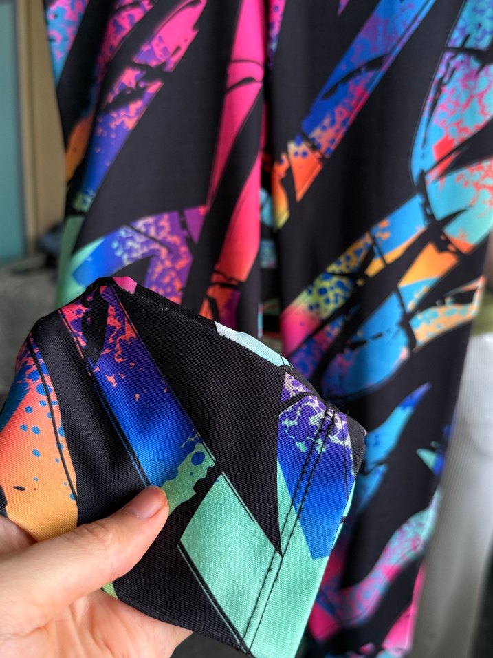 Renkli Tie-Dye Kadın Spor Tayt - Görsel 2