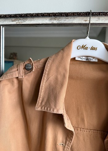 Magazin marka Camel  renk kot ceket - Görsel 3