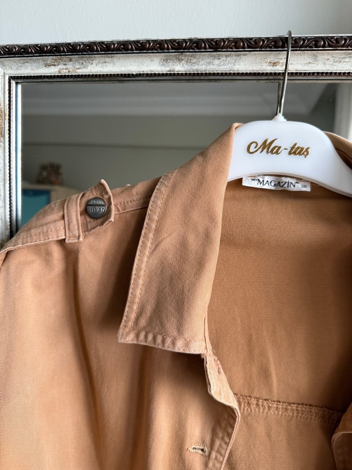 Magazin marka Camel  renk kot ceket - Görsel 3