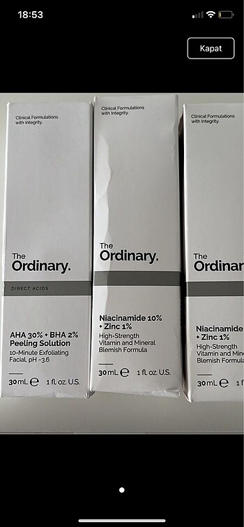 The ordinary serum