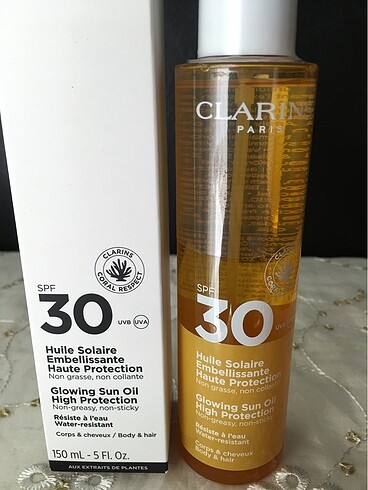 CLARINS 30 KORUMA FACTÖRLÜ KORUYUCU KURU YAĞ.