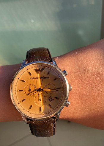 Emporio Armani Klasik Kahverengi Erkek Saati (Orijinal)