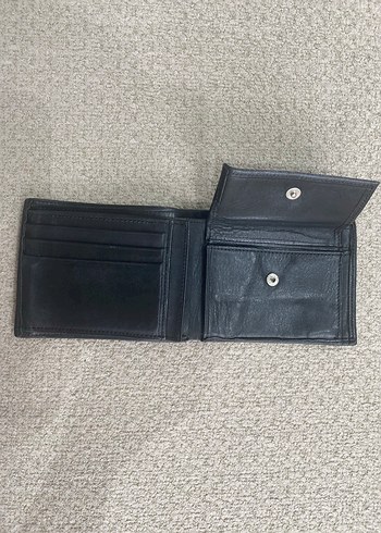 Siyah Erkek Minimalist Hakiki Deri Cüzdan - Görsel 5