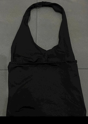 Düğmeli Siyah V Yaka Kadın Yelek - Görsel 3