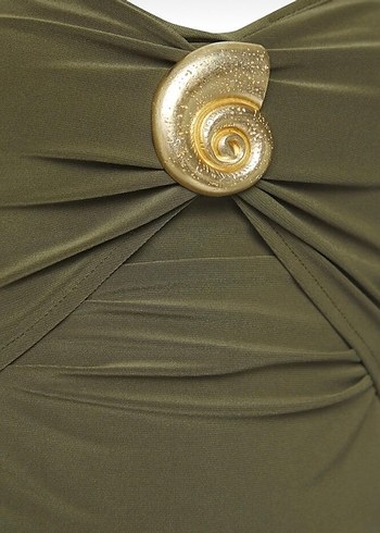 Düğmeli Straplez Kadın Büstiyer Midi - Görsel 2