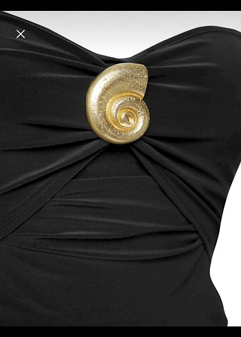 Siyah Parlak Straplez Büstiyer - Görsel 2