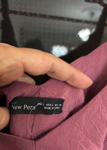 Bordo Uzun Askılı Kemerli Kadın Tulum - Görsel 6