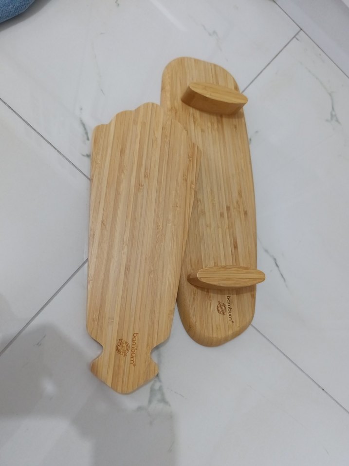 Bej Bambu Mutfak Sunum Tabağı Seti - Görsel 4