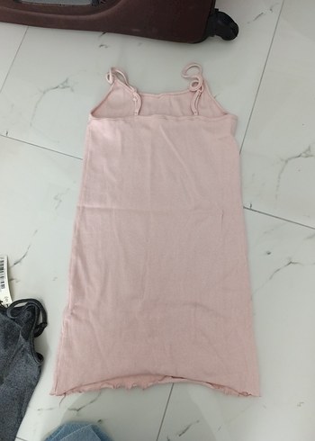 Standart Beden Beden ikili askılı elbise