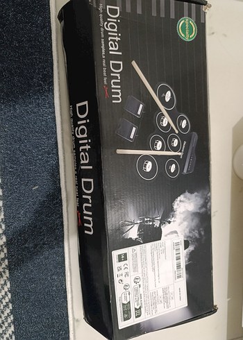 Dijital Davul Müzik Sistemi Siyah
