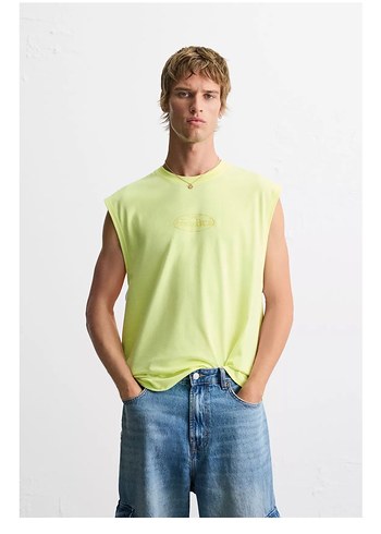 Erkek kolsuz tişört - Görsel 4