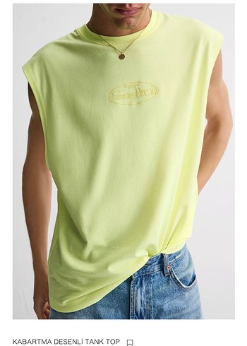 Erkek kolsuz tişört - Görsel 2