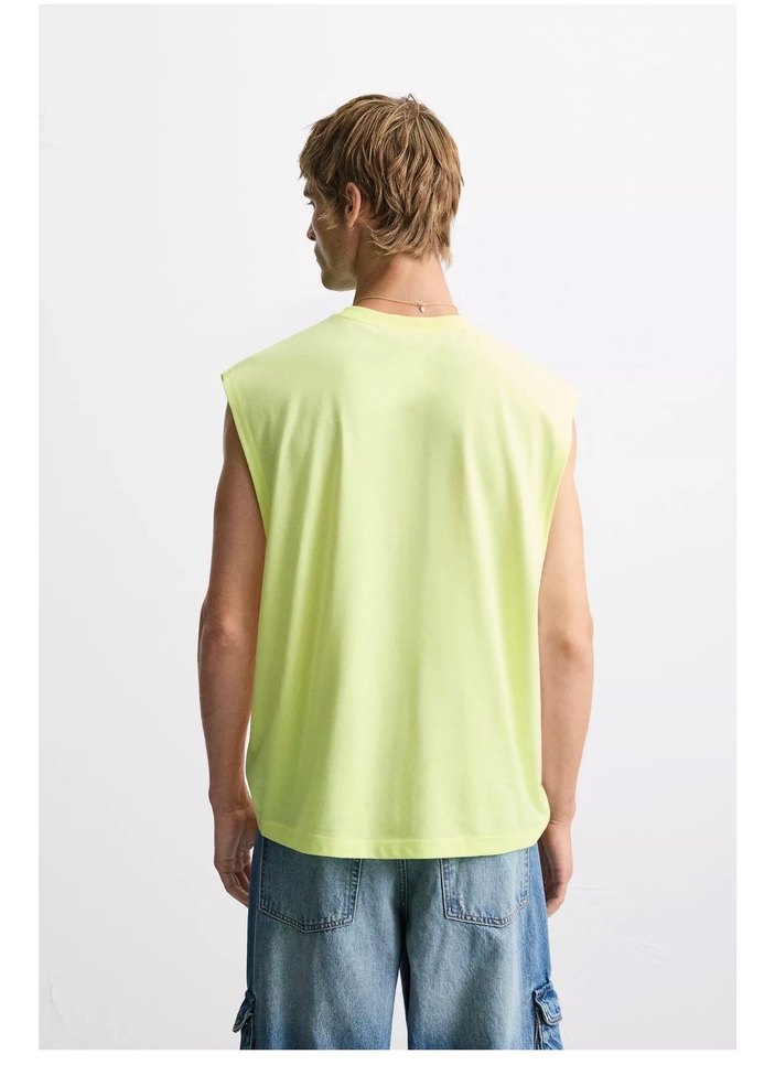 Erkek kolsuz tişört - Görsel 3