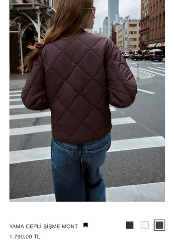 xs Beden bordo Renk Zara marka orjinal yeni sezon ceket