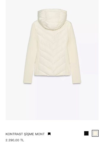 Zara Zara marka orijinal yeni sezon mont