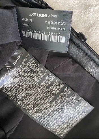 m Beden Zara marka orijinal yeni sezon suni deri crop bıker ceket