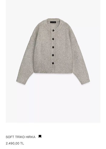 Zara marka orjinal yeni sezon soft triko hırka