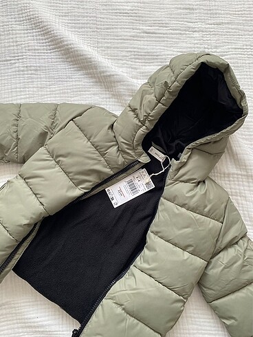 24-36 Ay Beden haki Renk Mango orjinal marka şişme mont