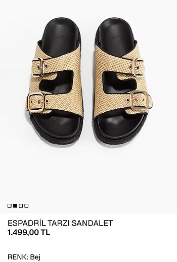 H&M marka orjinal yeni sezon sandalet