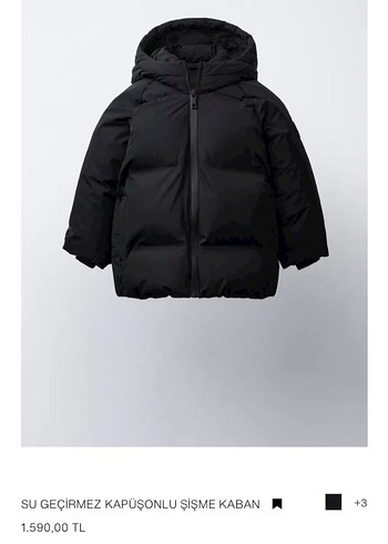 Zara marka orjinal yeni sezon su geçirmez şişme mont