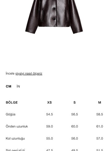Zara Zara marka orjinal yeni sezon Kürklü Çift taraflı Deri Ceket