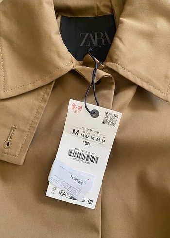 Zara marka orjinal yeni sezon parka - Görsel 7