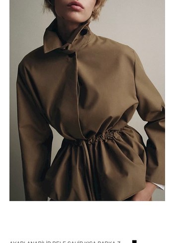 Zara marka orjinal yeni sezon parka - Görsel 5