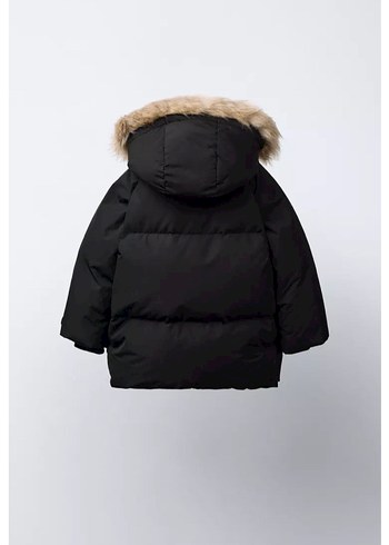 Zara marka orjinal yeni sezon su ve rüzgar geçirmez şişme mont - Görsel 2