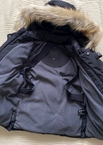 Zara marka orjinal yeni sezon su ve rüzgar geçirmez şişme mont - Görsel 7