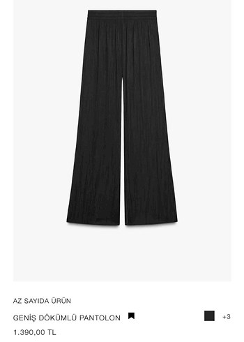 Zara Zara marka orjinal yeni sezon geniş dökümlü pantolon