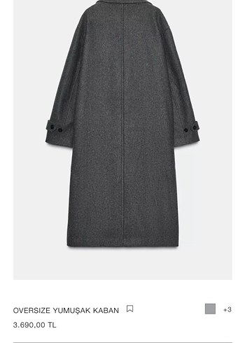 xs Beden Zara marka orjinal yeni sezon Oversize Yumuşak Kaban