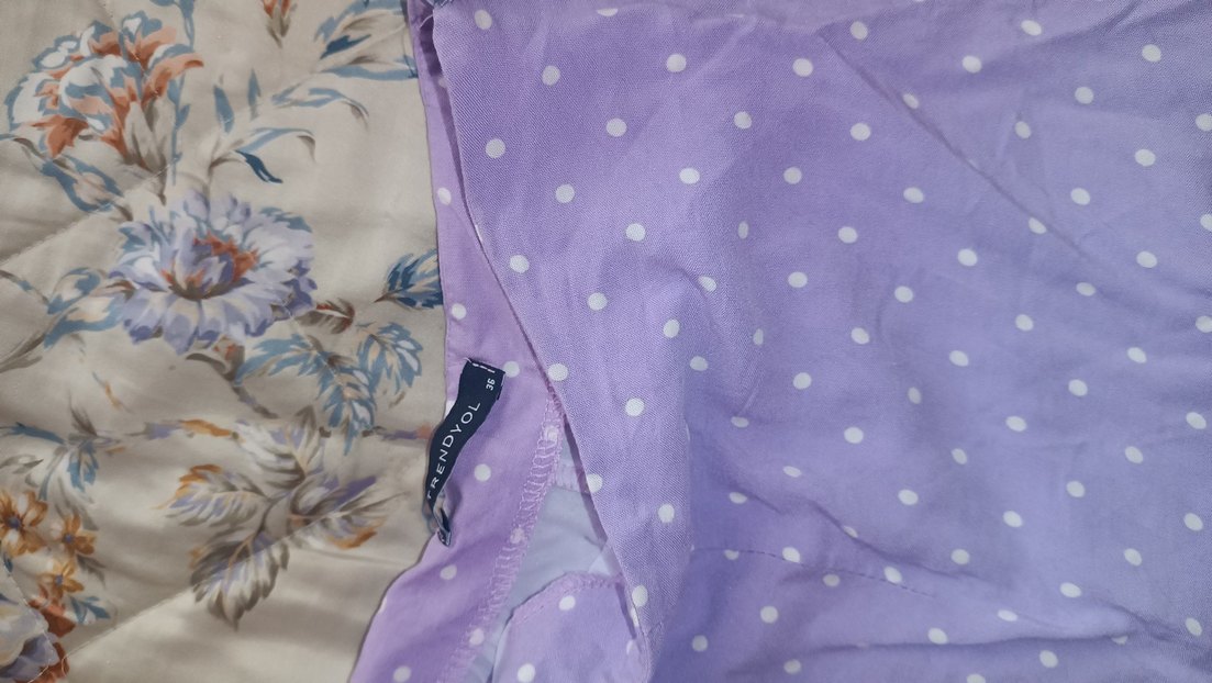 Kız Çocuk Mor Volanlı Etek - Görsel 5