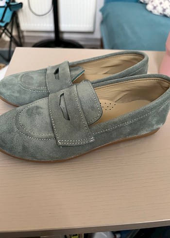 Erkek Gri Süet Tokalı Loafer Ayakkabı - Görsel 3