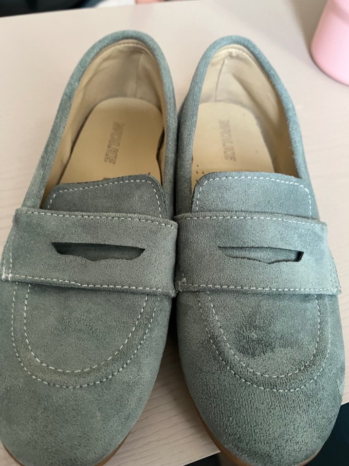 Erkek Gri Süet Tokalı Loafer Ayakkabı - Görsel 2