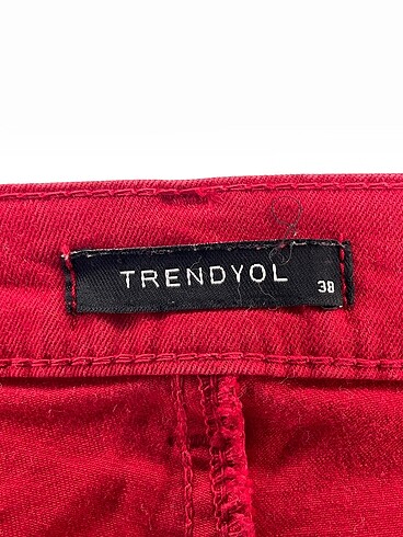 38 Beden kırmızı Renk Trendyol & Milla Jean / Kot %70 İndirimli.