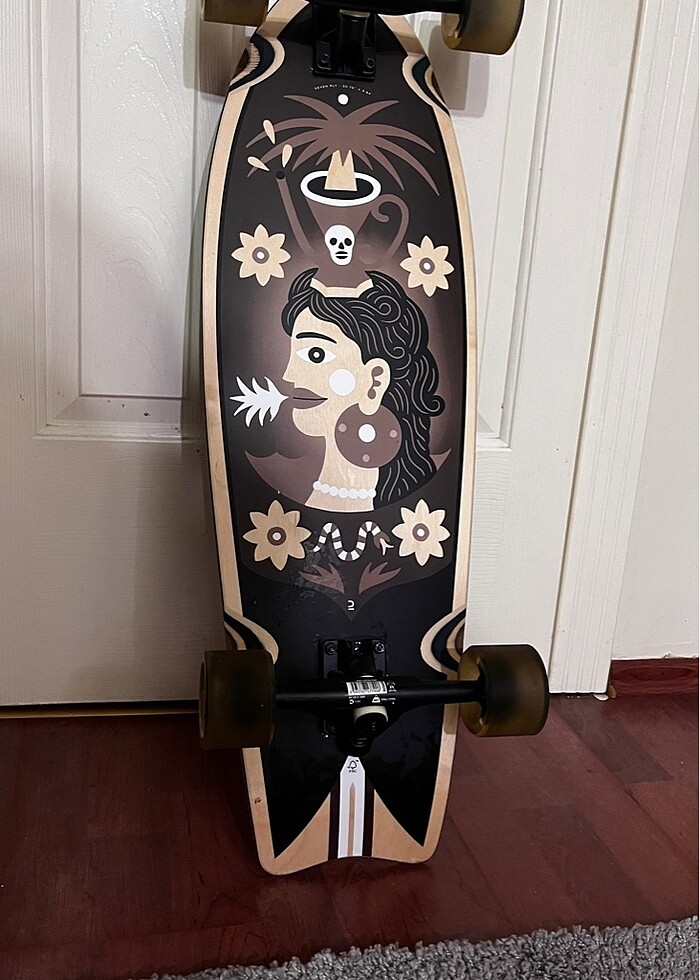 Longboard Mystic Wood Fish 500 kaykay - Görsel 3