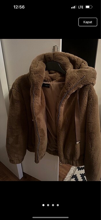 Zara peluş kürk