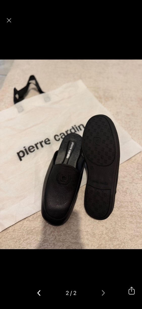 Pierre Cardin Siyah Erkek Ev Terliği - Görsel 2