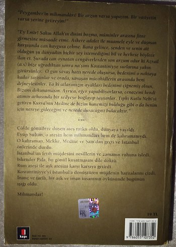 İskender Pala - Mihmandar Bir Eyüp Sultan Romanı 3. Baskı - Görsel 3