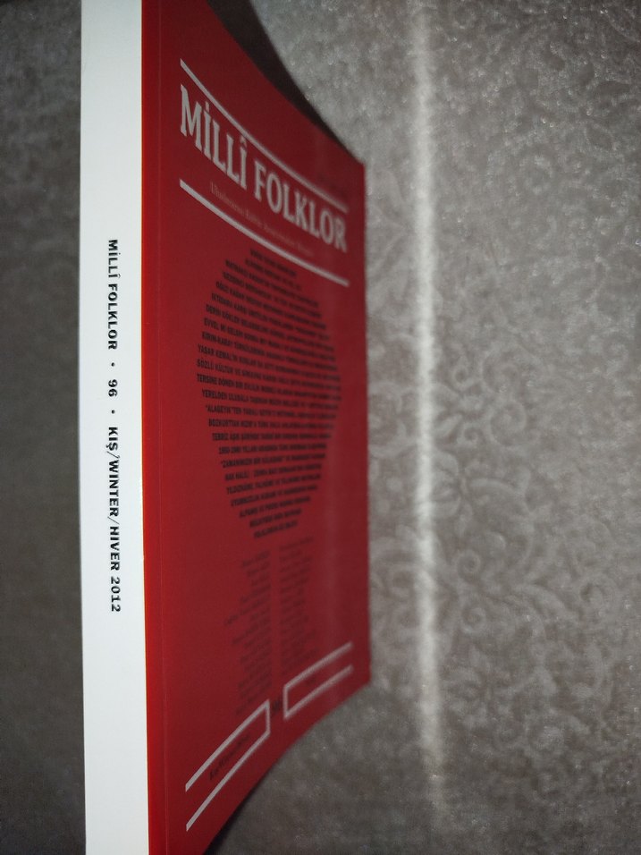 Millî Folklor Uluslararası Kültür Araştırmaları Dergisi 96. Sayı - Görsel 2