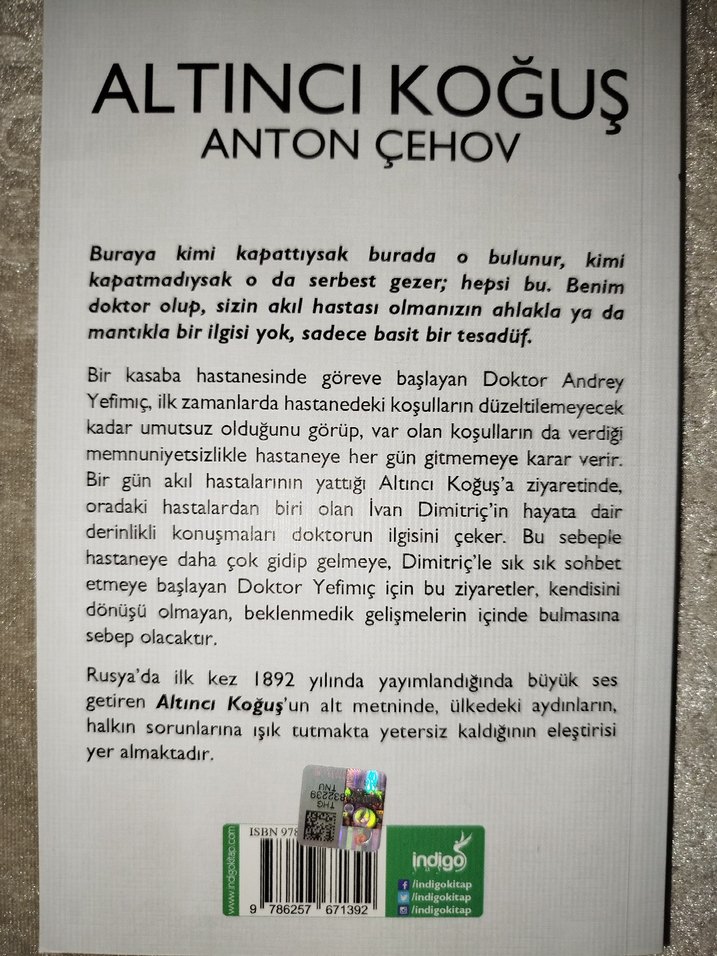 Anton Çehov - Altıncı Koğuş - Görsel 3