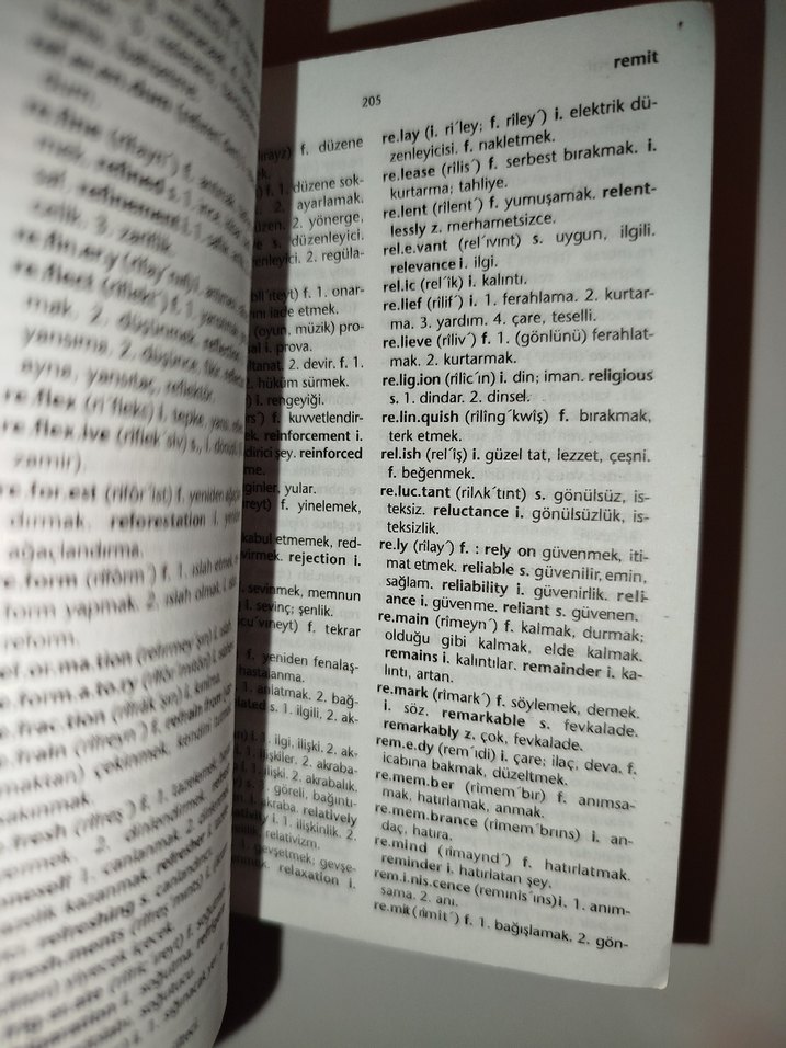 Redhouse Mini Sözlüğü İngilizce-Türkçe - Görsel 5
