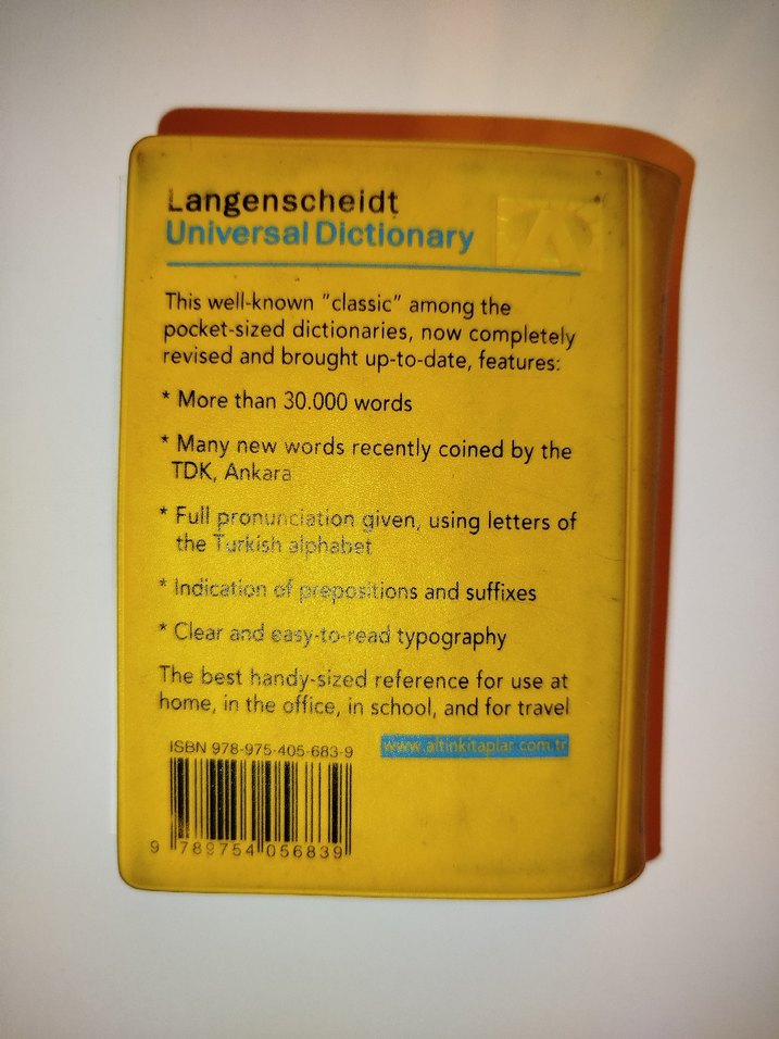 Langenscheidt İngilizce-Türkçe Sözlük - Görsel 3