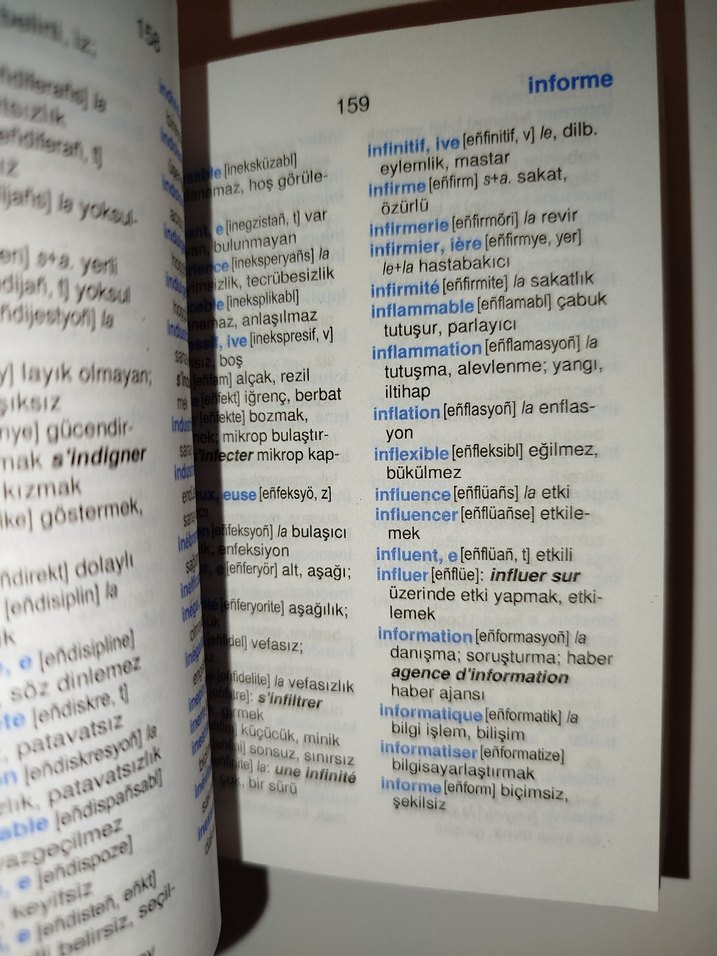 Fransızca Cep Sözlüğü - Fono Sözlük Dizisi - Görsel 4