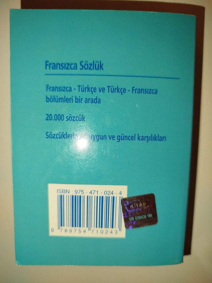 Fransızca Cep Sözlüğü - Fono Sözlük Dizisi - Görsel 3