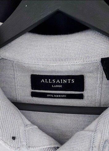 l Beden mavi Renk ALL SAINTS polo yaka tshirt