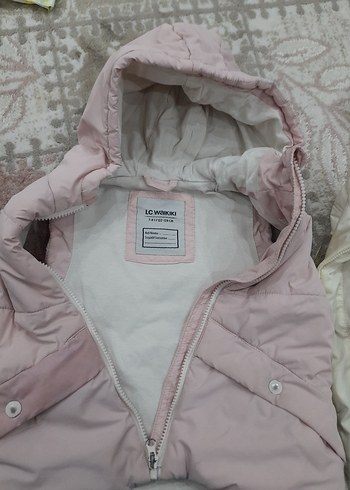 LC Waikiki Kız Çocuk Kapüşonlu Pembe Yelek